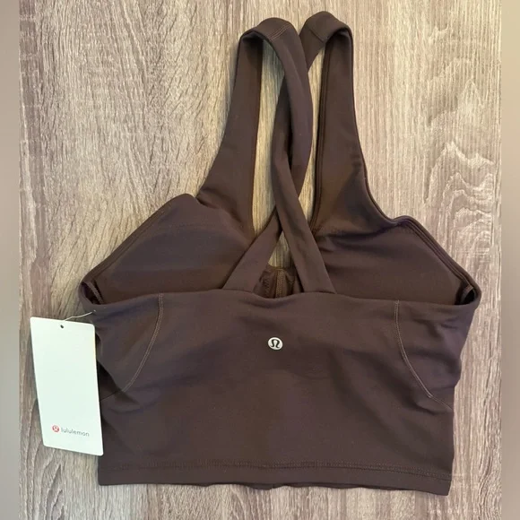 New with tags Lululemon Align Key Hole Halter Tank Top, Espresso, Size 6. Brown. - Picture 10 of 12